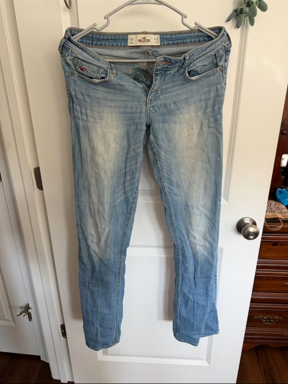 Hollister Women's Light Blue Boot Cut Jeans